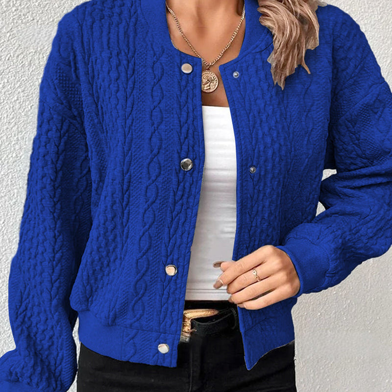 Alice™ | Elegant Cardigan i Texturerat Tyg